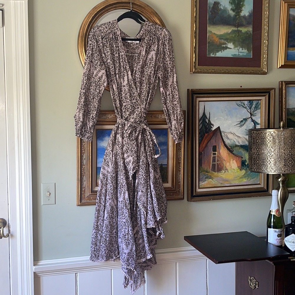 Zimmermann High Low cotton wrap dress. Size 3 (8/10)